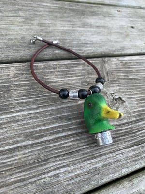 Image of Mallard Head with Branca Boys Leg Bands