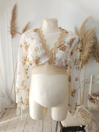 Image 1 of Boho top for photoshoot | Adeline | size S-M - floral