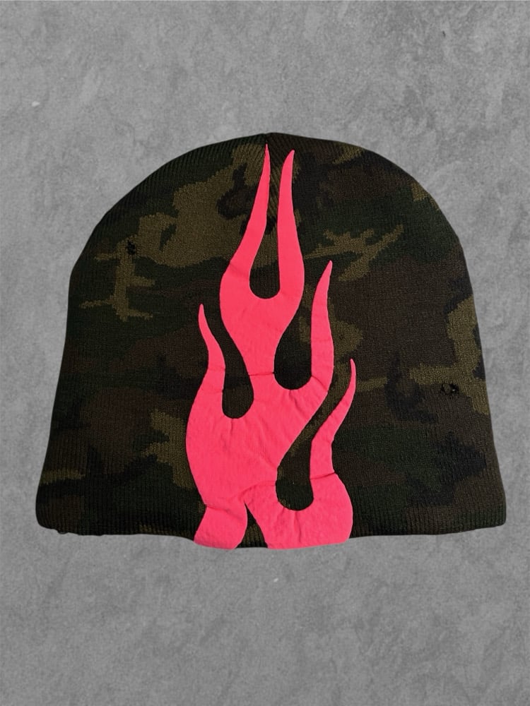 Flame Camo Beanie