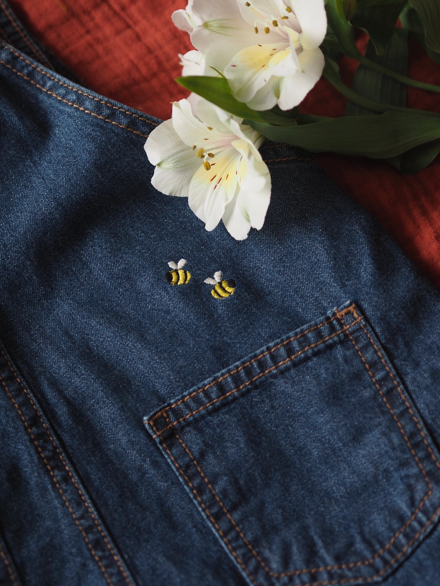 Image of Denim Dungaree's - Any Design Available