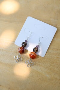 Image 4 of Botswana Agate Beaded Earrings