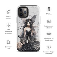 Image 5 of Dark Fairy and Flowers Goth Inspired Mystical Fantasy Tough Case for iPhone®