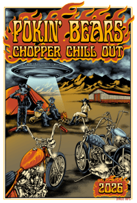 Poking Bears Chopper Chillout 2026 Posters
