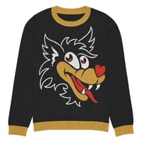 Image 1 of Wolfie Knitted crew neck sweater