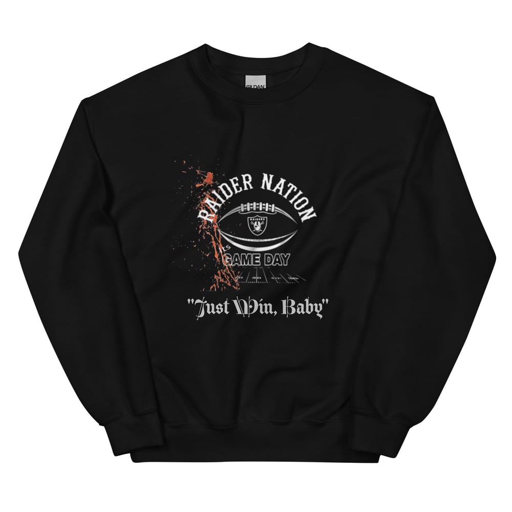 Image of Raiders Fleece Gameday Crew Neck Sweatshirt