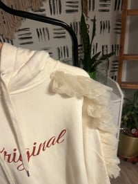 Image 2 of ruffle hoodie 