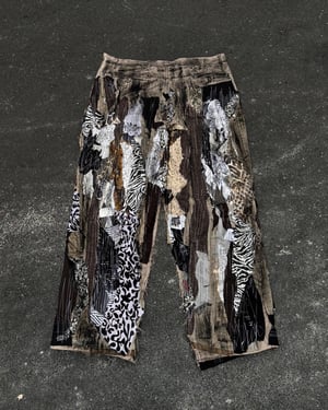 Image of MASSTAK - 196 Ptchwrk Wild Acid V.4 Jeans