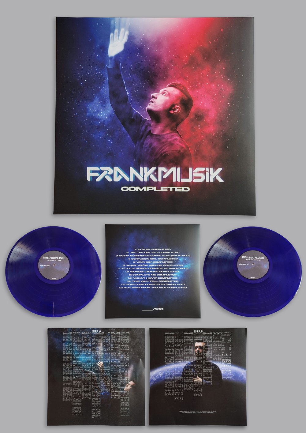 Frankmusik Limited Edition Completed 12” Vinyl 100 Numbered Copies