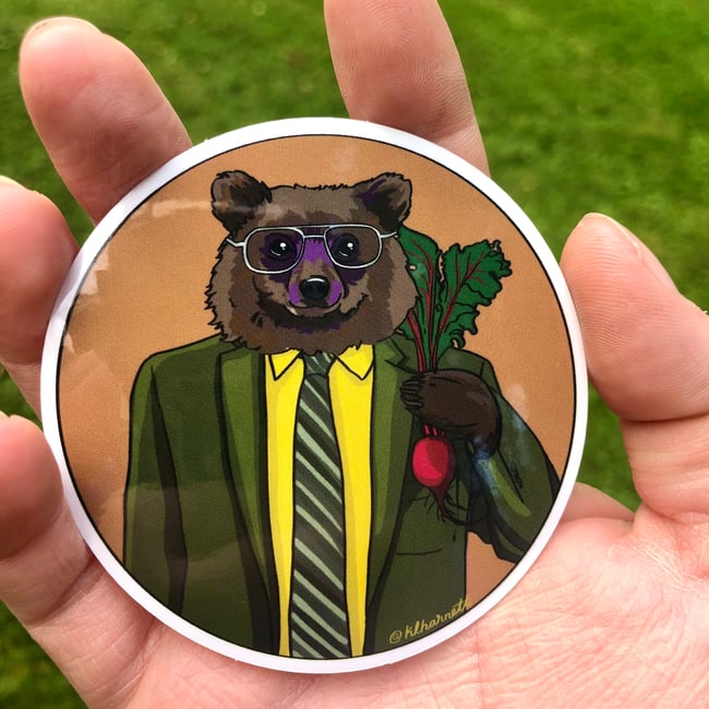 Bears Eat Beets Sticker Studio