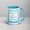 Peaceful Patio Garden Mug - Lt. Blue