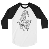Flamenco Giraffe Sketch Raglan