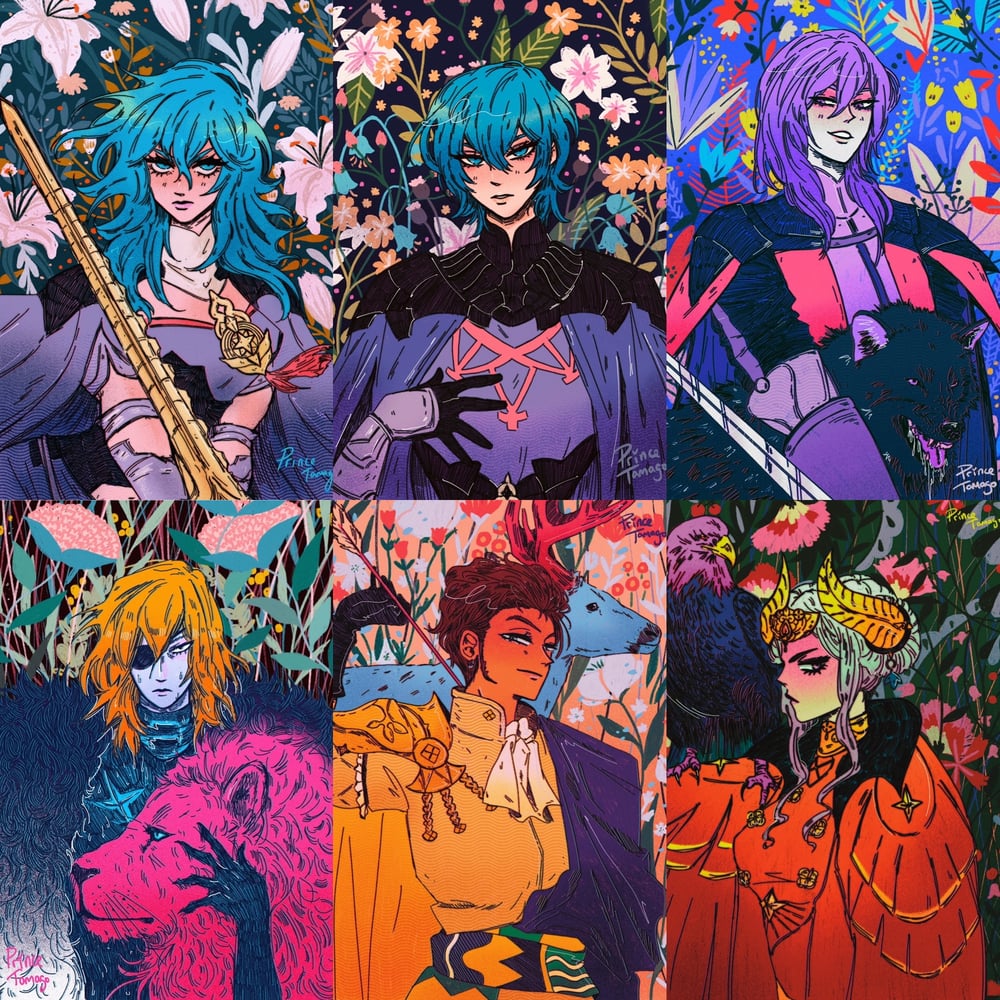 Image of FE3H House Leaders Prints 
