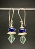 Apatite Indigo Silver Earrings Image 3