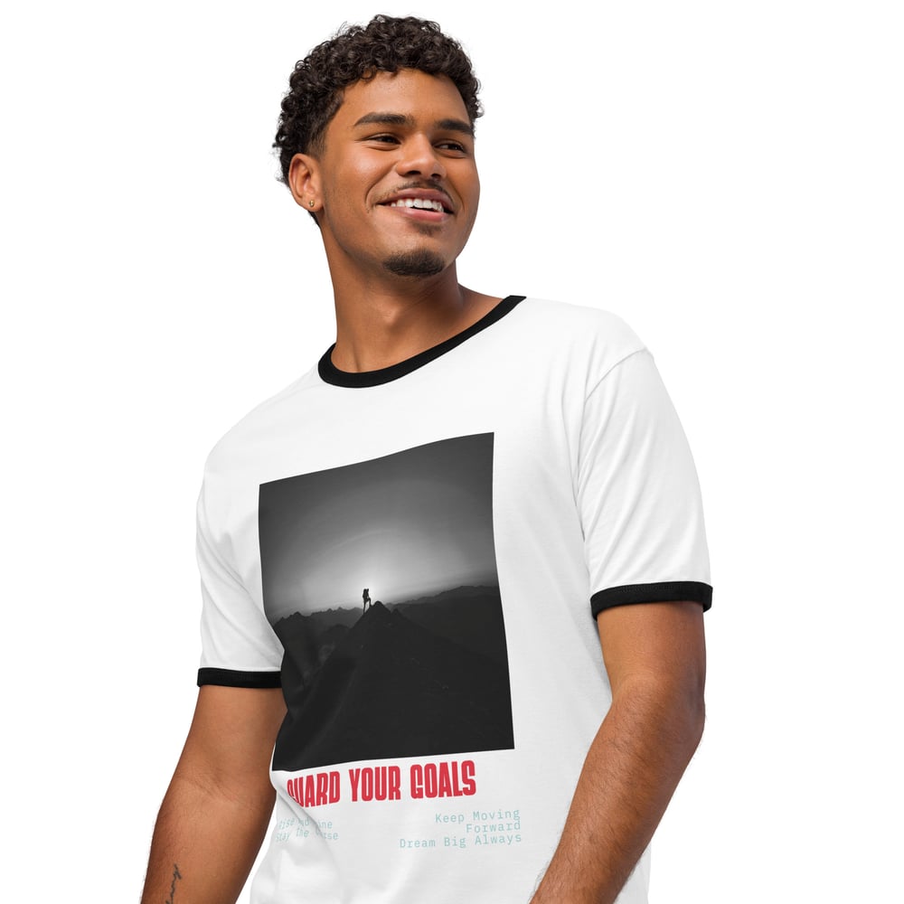 Image of Guard Your Goals - Unisex ringer t-shirt