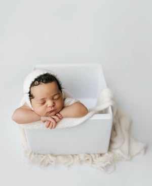 Image of Picot Brim Bonnet + Wrap