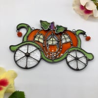 Image 1 of Orange Pumpkin Carriage 