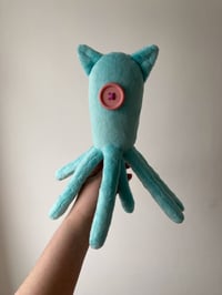 Image 3 of Blue coraline squid/octopus plushie from Coraline movie - made to order