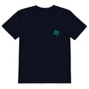 Image 6 of Four leaf Clover Embroidered Organic cotton kids t-shirt