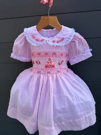 Image 1 of Birthday girl smocked dress 
