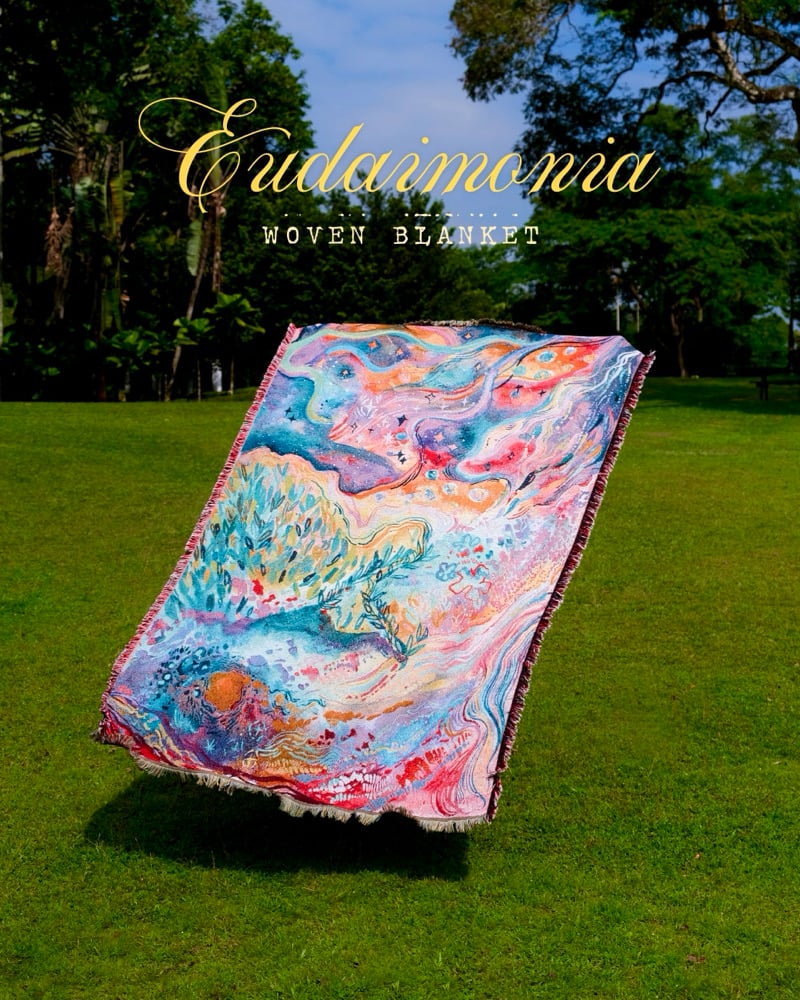 Image of EUDAIMONIA ✧ Woven Blanket (PREORDER) 