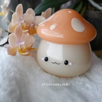 Image 1 of Maplestory Mushroom Trinket Jar (made-to-order)