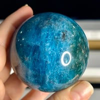 Image 4 of Blue Apatite Sphere (30A)