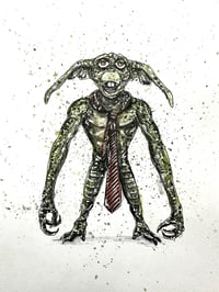 Image 1 of Lenny Gremlin Daily Halloween 9x7 - Creepy Cuties And Killer Kaijus 