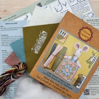 Image 3 of Little Mouse Makes A Quilt Felt Craft Mini Kit