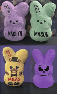 Image 3 of Custom Plush Peep Keepsake 🐰✨