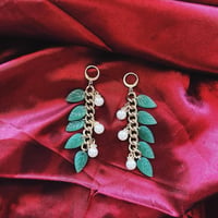 Image 1 of Peaches & Pearls Dangles
