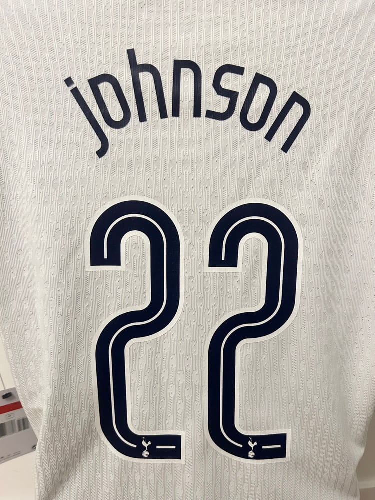 Image of PRE ORDER: Tottenham Hotspur “JOHNSON 22” Vaporknit 2024/25 Home Europa Final Shirt    (L)