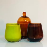 Image 3 of VINTAGE CANDLE - GREEN | PINK | AMBER