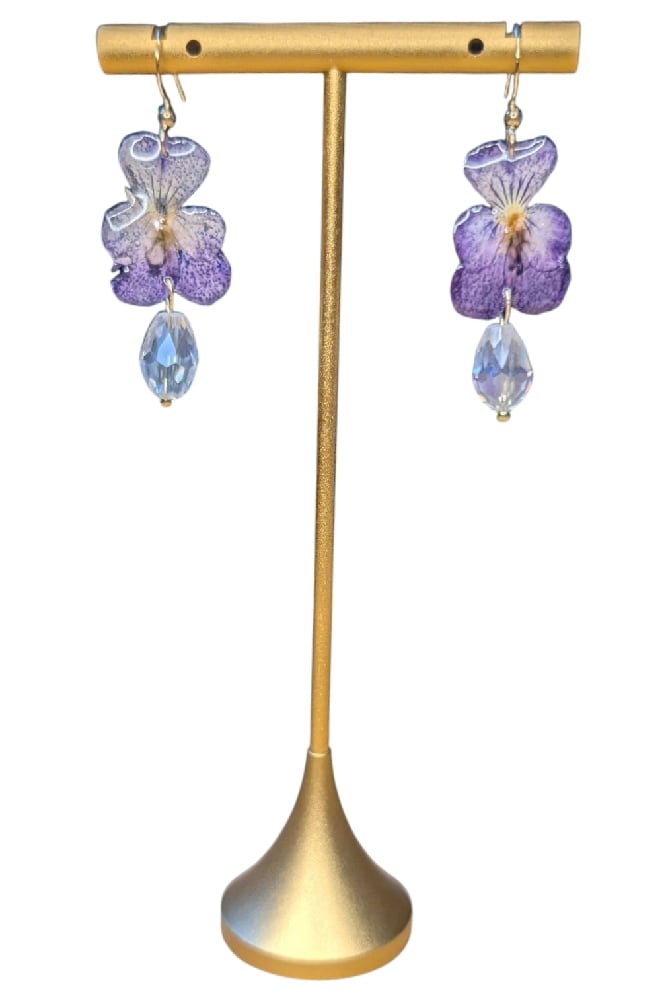 Image of Pansy & Viola Earrings
