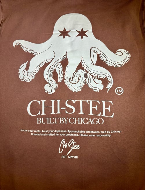 Image of CLASSIC HEAVYWEIGHT HOODIE (SADDLE COLORWAY)