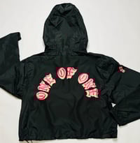 Image 4 of 🌹women’s crop windbreaker - Black