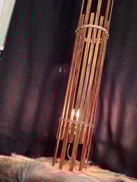 Image 9 of Reclaimed Rimu Lamp Wide Slatted