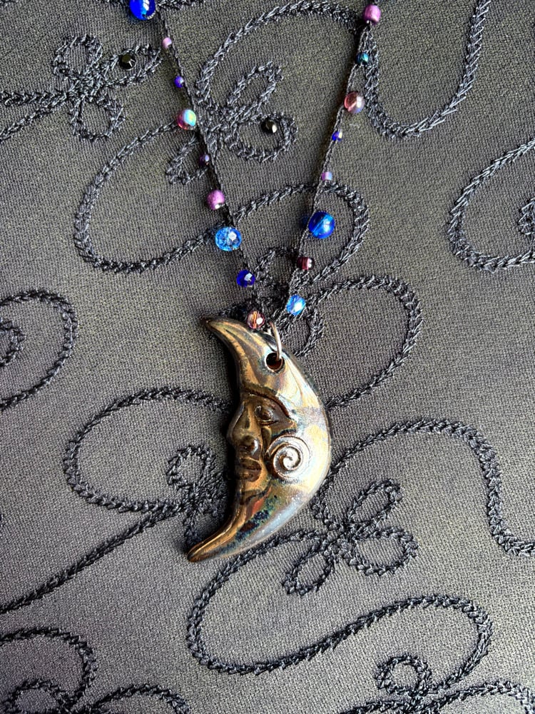Image of Moon Necklace #2