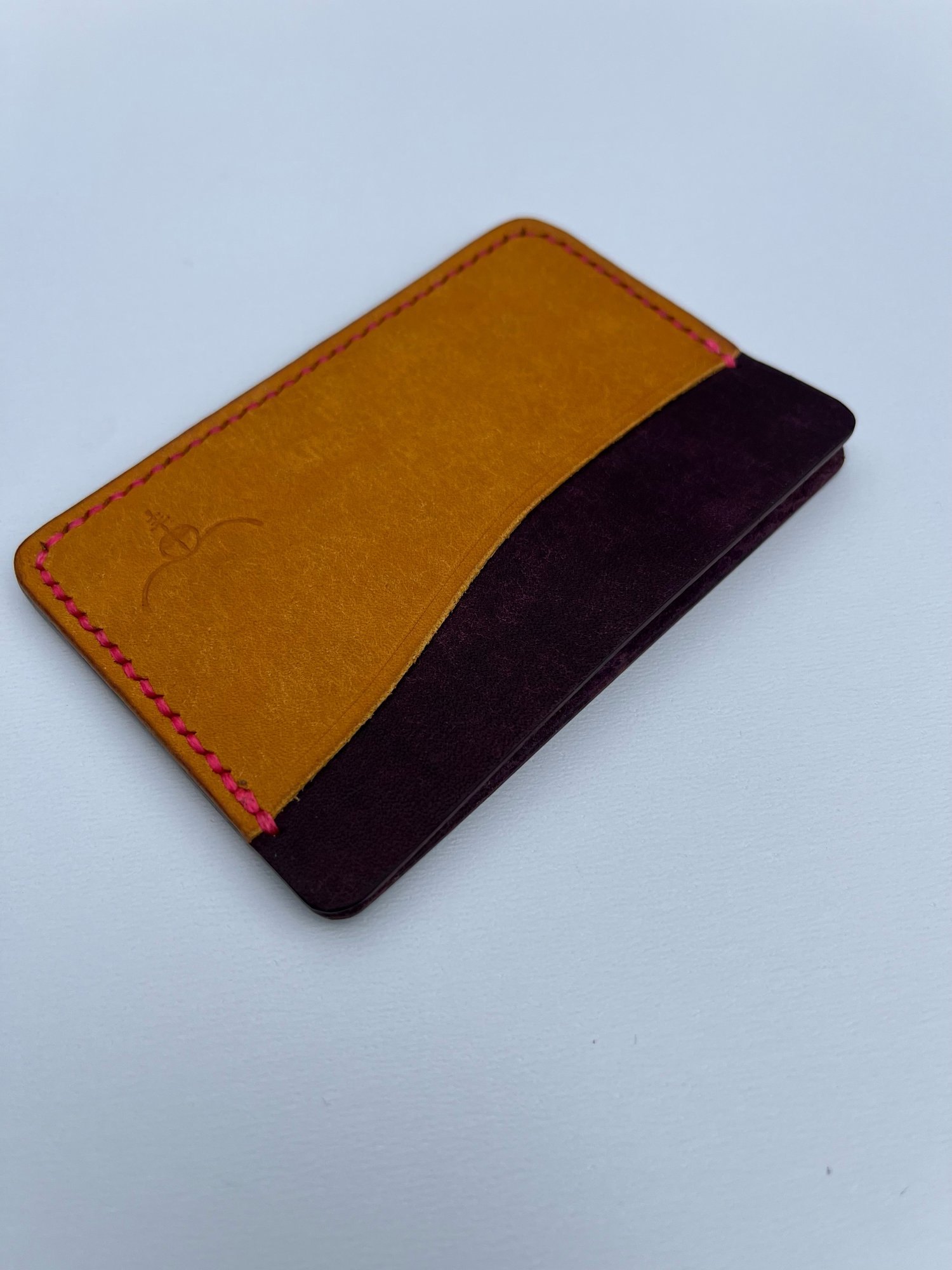Image of Violet/Yellow Pueblo Horizontal Cardholder 