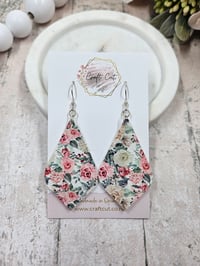 Image 6 of Diamond Rose Earrings