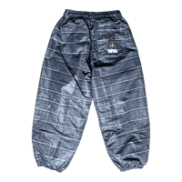 Image 2 of Black Plaid Parachute Pant