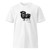 Image 2 of N8NOFACE Black Sheep Drawing by N8 Unisex premium t-shirt (+ more colors)
