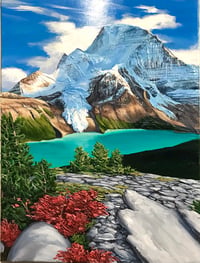 Image 2 of In The Shadow Of Robson (Berg Lake)