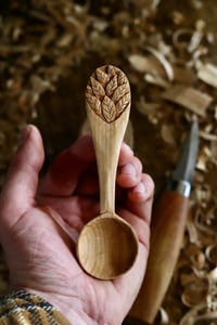 Image 2 of       Falling leaves Coffee Scoop