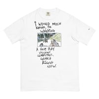 Image 1 of i would much rather be watching a guy play violent computer games right now