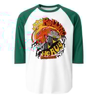 Image 2 of Rolling Heavy Magazine "Van Clan" 3/4 sleeve raglan shirt