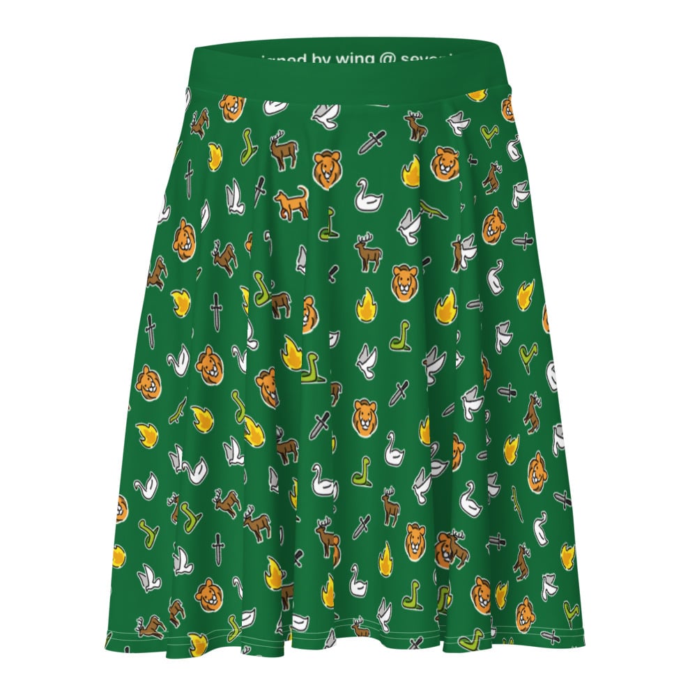 Janet's Kirtle Green Skirt
