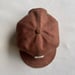 Image of Kakishibu Dyed Canvas Ball Cap 005
