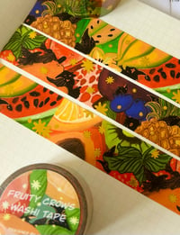 Image 2 of FRUITY CROWS washi tape 