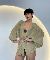 Image 1 of GOLD METALIC KIMONO