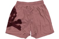 Image 1 of CACTUS JACK BY TRAVIS SCOTT FOR MASTERMIND SKULL SHORTS "PINK"